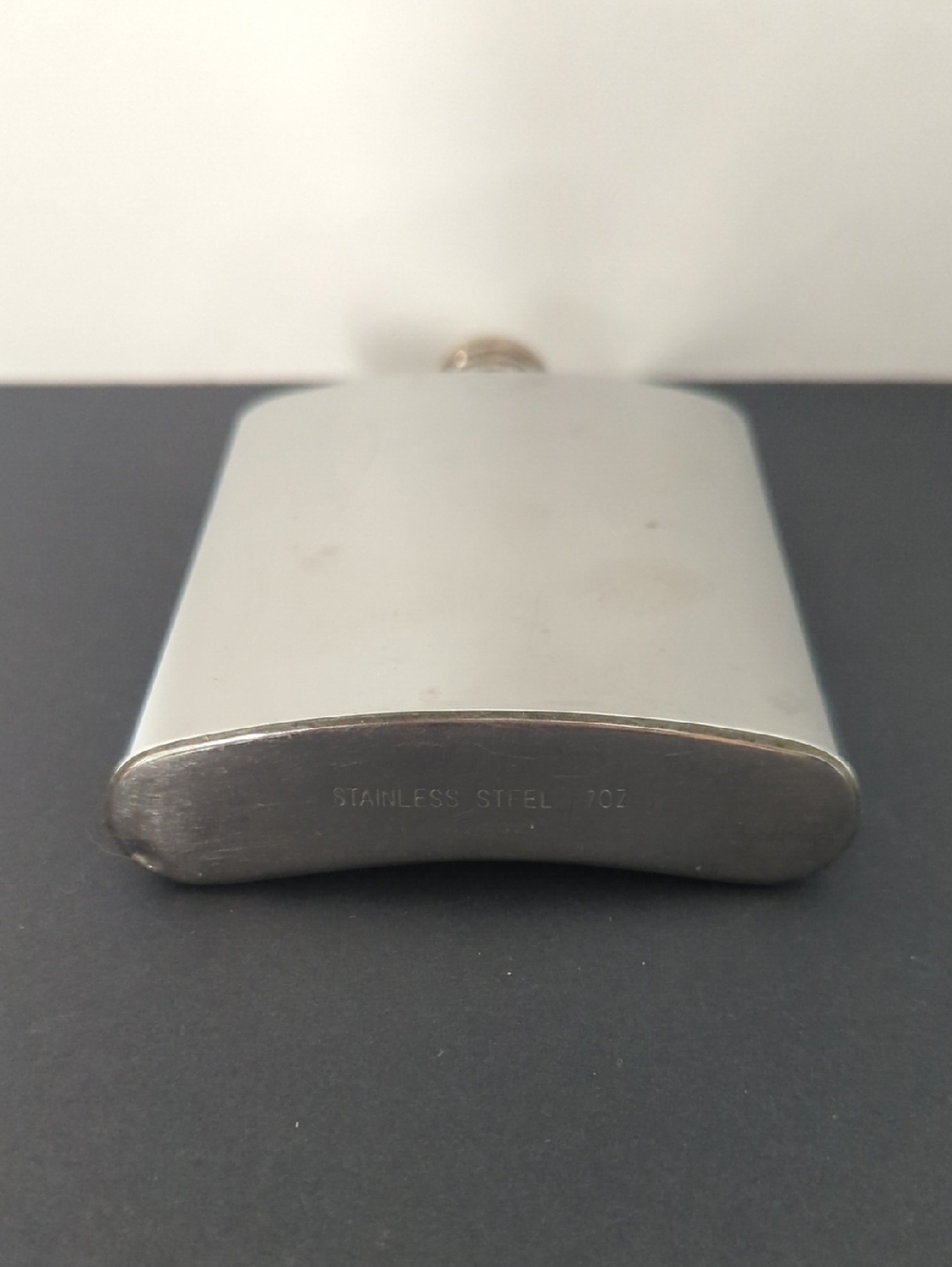 Stainless Steel 7oz Hip Flask - Silver
